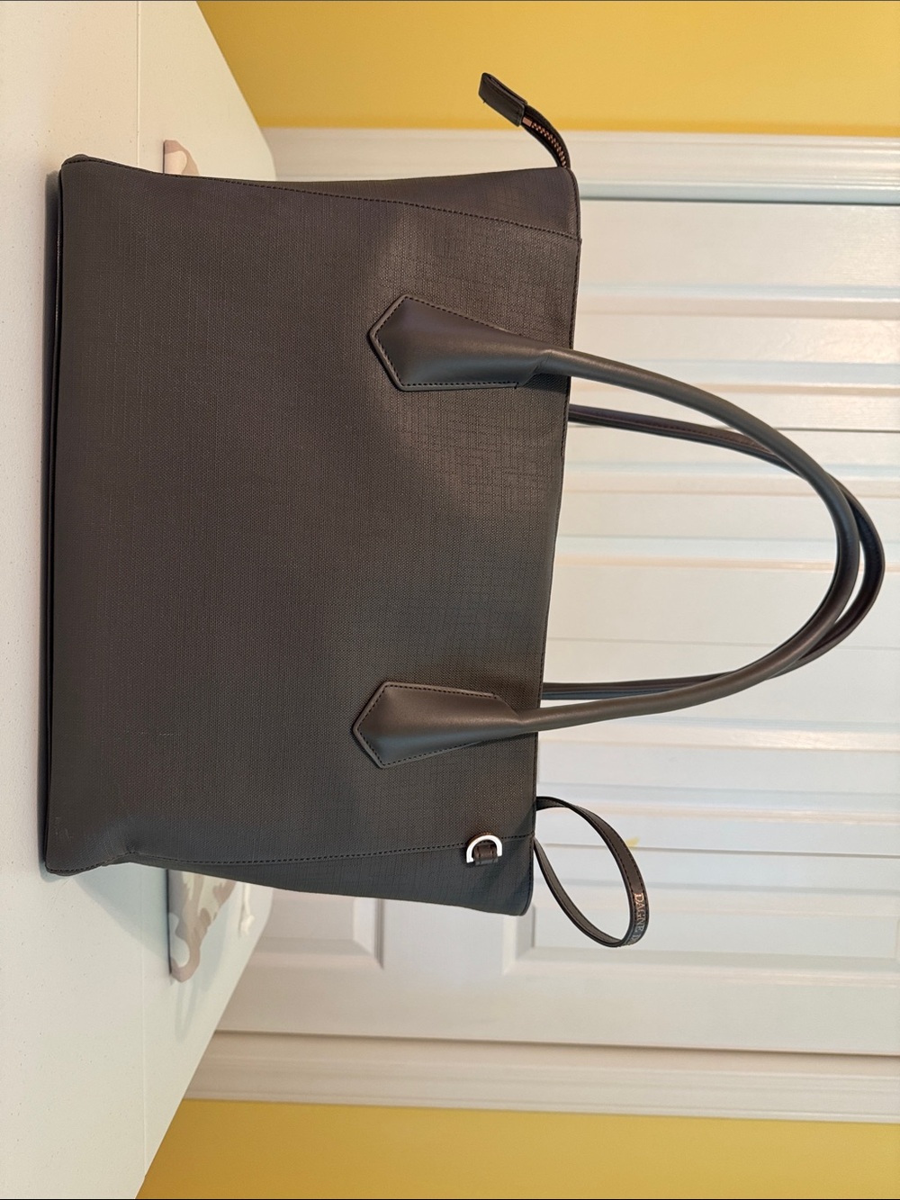 Dagne Dover Grey Standard Structured Tote